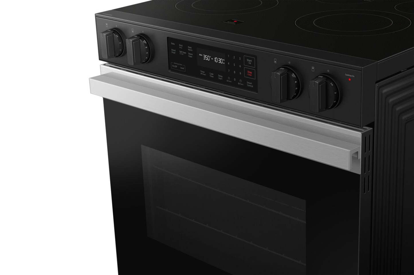 Cuisinière intelligente électrique encastrée Samsung de 6,3 pi³ avec commande vocale - acier inoxydable - NSE6DG8100…