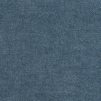 Sofa sectionnel de gauche Metro 2 pièces en tissu avec fauteuil long et coussins de siège capitonnés - bleu denim