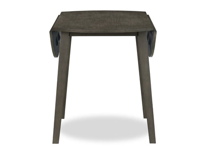 Bryn Drop-Leaf Dining Table, 42 Round - Dark Grey | Table de salle à manger ronde Bryn de 42 po avec abattant - gris foncé