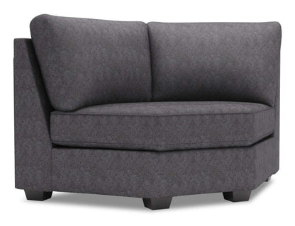 Sofa Lab Roll Curved Wedge - Luxury Charcoal | Fauteuil courbé en coin Roll de la collection Sofa Lab - Luxury Charcoal | RO842993