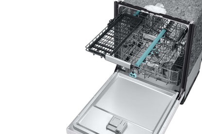 Samsung 24 38 dBA Lave-vaisselle à commandes sur le dessus avec nettoyage par IA et 3e panier - Blanc - DW90F89T0U12AA | Lave-vaisselle Samsung de 24 po et de 38 dBA avec commandes sur le dessus, nettoyage avec IA et 3e panier - DW90F89T0UMTAA | DW90F89W