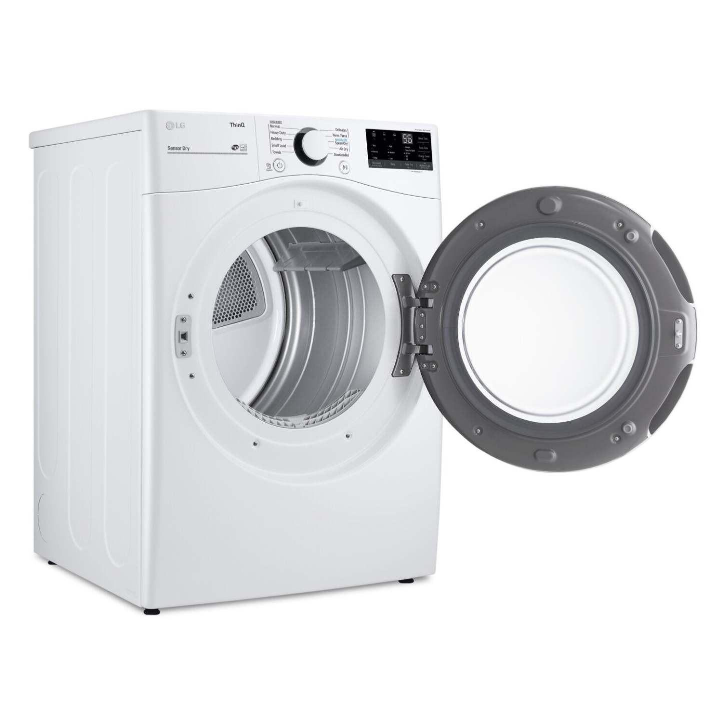 LG 7.4 Cu. Ft. Smart Electric Dryer - White - Stackable - DLE3600W | Sécheuse électrique intelligente LG de 7,4 pi³ - blanche - empilable - DLE3600W
