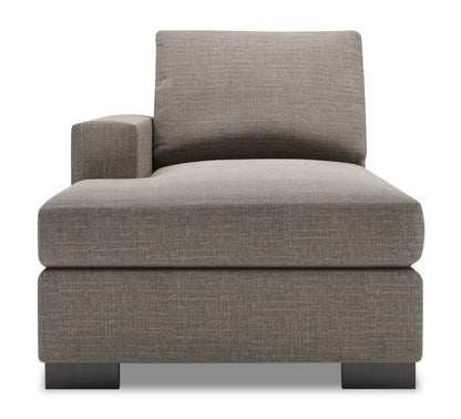 Sofa Lab Track LAF Chaise - Luna Smoke | Fauteuil long de droite Track de la collection Sofa Lab - Luna Smoke | TR242391