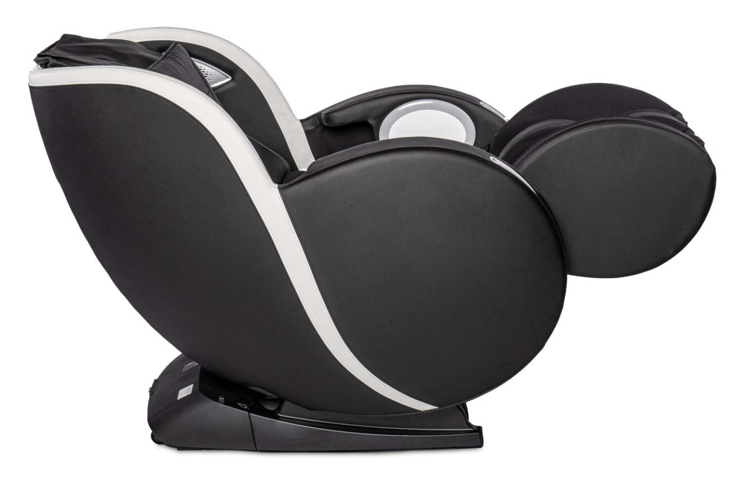 Fauteuil de massage Urban de Panasonic de 29,5 po en tissu d’apparence cuir avec Bluetooth et port USB - noir