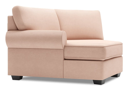 Sofa Lab Roll LAF Cuddler - Pax Rose | Fauteuil Cuddler de gauche Roll de la collection Sofa Lab - Pax Rose | RO873249