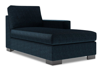 Sofa Lab Track RAF Chaise - Indigo de luxe | Fauteuil long gauche Track de la collection Sofa Lab - Indigo de luxe | TR283193