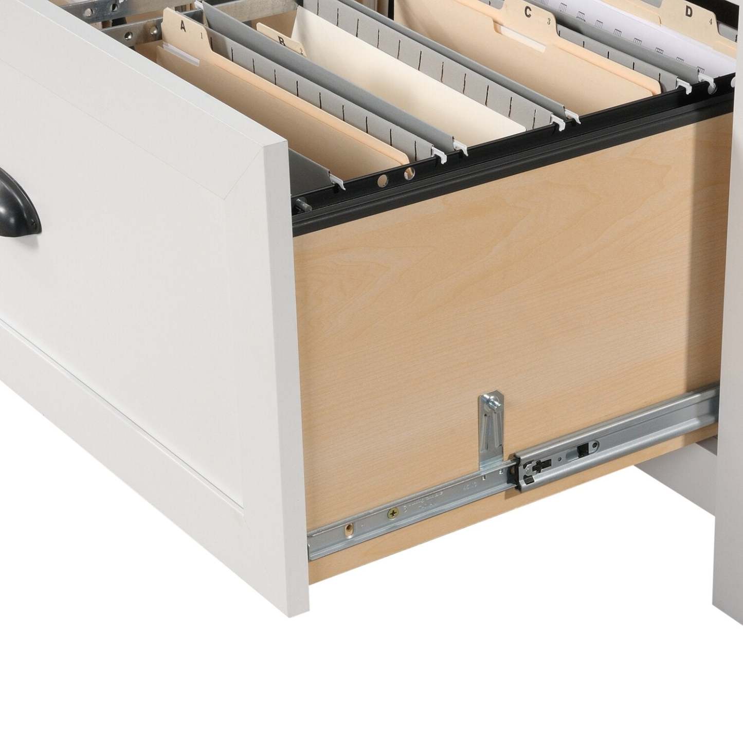 Cayla 33.39 2-Drawer Classeur - Soft White|Classeur Cayla de 33,39 po à 2 tiroirs - blanc doux