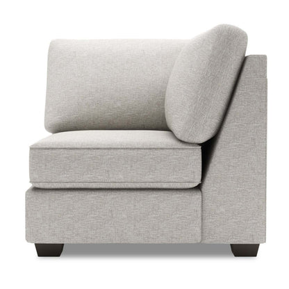 Canapé Lab Roll Carré Coin - Luxe Argent | Fauteuil carré en coin Roll de la collection Sofa Lab - Luxe Argent | RO882793