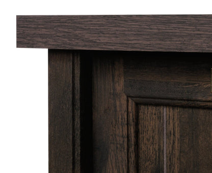 Classeur latéral Retta de 33,39 po à 2 tiroirs - chêne café