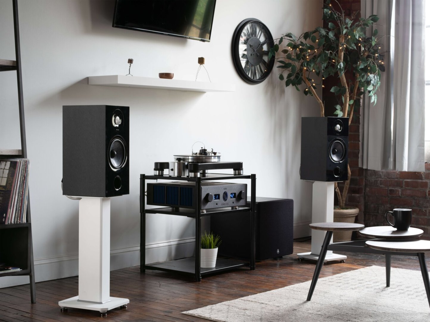 Kanto Living 26 SX Supports de sol pour enceintes rechargeables - SX26W | Socles de plancher creux pour haut-parleur Kanto Living SX de 26 po - SX26W | SX26WHSS