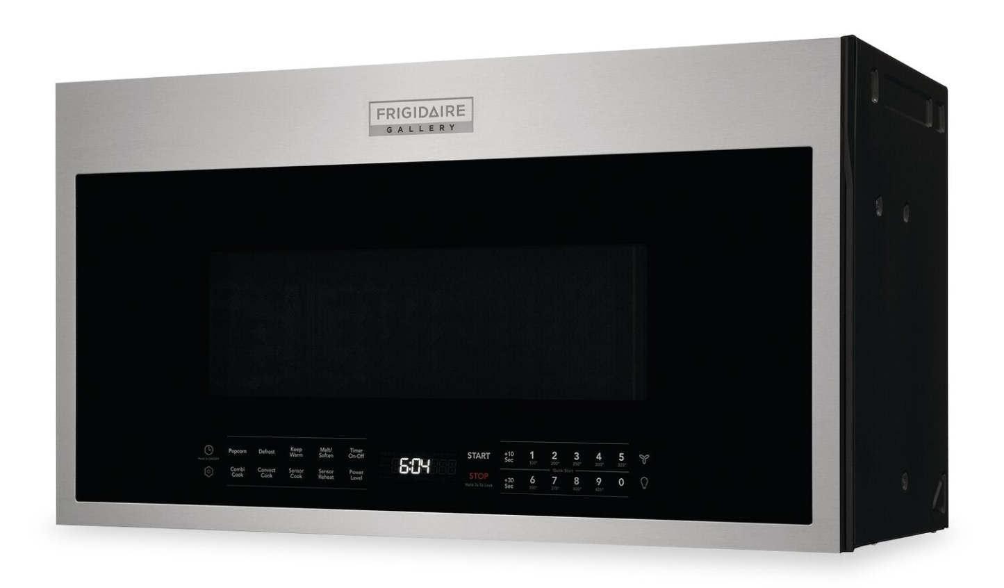 Galerie Frigidaire 1,9 Cu. Fort. Four à micro-ondes avec cuisson par convection et cuisson par capteur - Sm… | Four à micro-ondes à hotte intégrée Frigidaire Gallery de 1,9 pi³ avec cuisson par convection et cui…