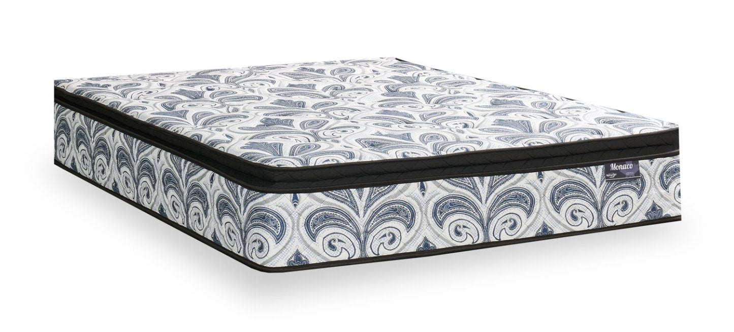 Matelas semi-ferme à plateau-coussin Monaco de Springwall pour grand lit | Matelas Springwall Monaco à plateau-coussin moyen pour grand lit