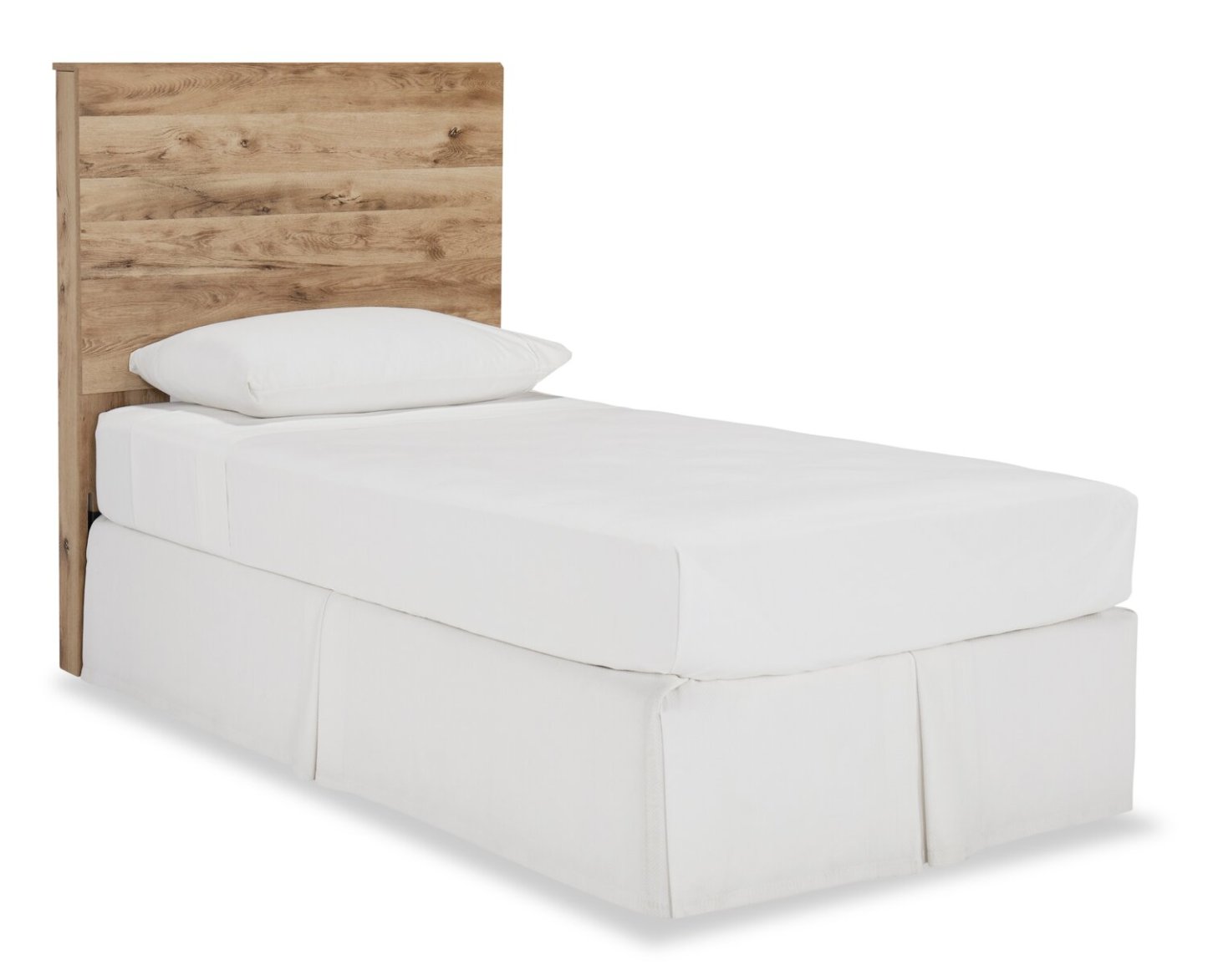 Tête de lit à panneau Derekson pour enfants, naturel - taille simple | Tête de lit à panneau Derekson pour enfants, naturelle - format lit simple