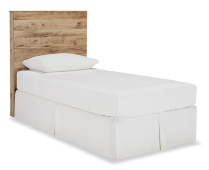 Tête de lit à panneau Derekson pour enfants, naturel - taille simple | Tête de lit à panneau Derekson pour enfants, naturelle - format lit simple