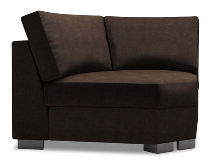 Sofa Lab Track Wedge Courbé - Chocolat de Luxe | Fauteuil courbé en coin Track de la collection Sofa Lab - Chocolat de Luxe | TR843293