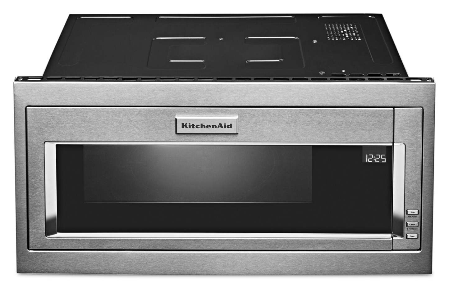 Four à micro-ondes encastré KitchenAid de 1,1 pi3 avec cuisson à 900 W - acier inoxydable - YKMBT501…
