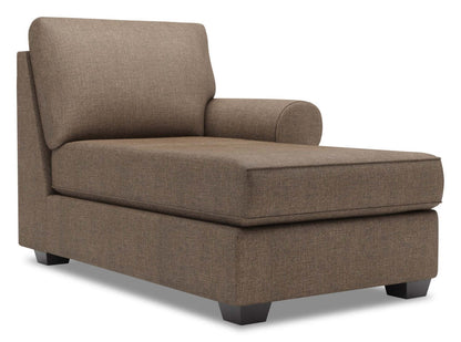 Canapé Lab Roll RAF Chaise - Luna Praline | Fauteuil long gauche Roll de la collection Sofa Lab - Luna Praline | RO282591