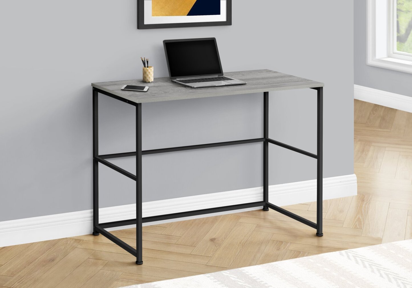 Luca 40 Bureau - Gris|Bureau Luca de 40 po - gris