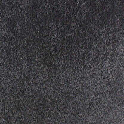 Canapé arrondi Moon de 91 po en tissu avec coussins décoratifs - noir corbeau laineux