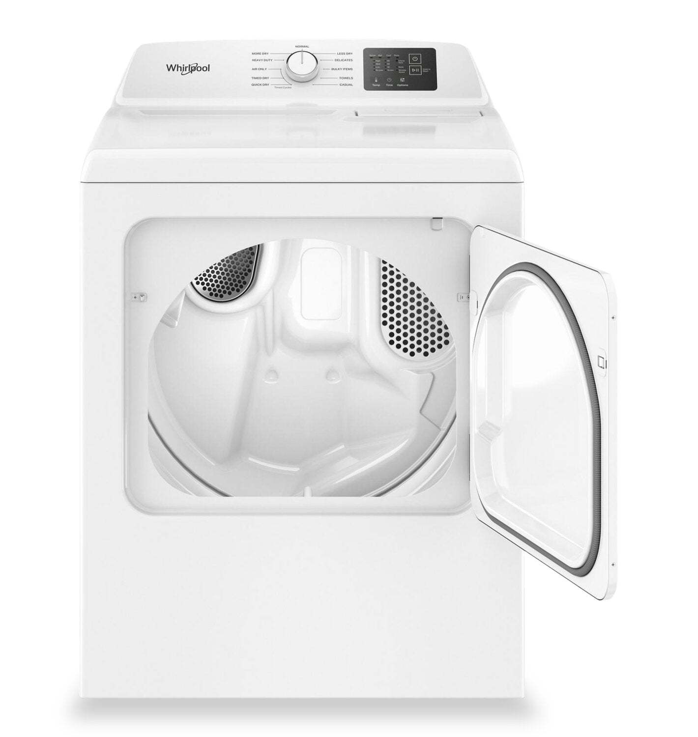 Tourbillon 29 7,0 Cu. Fort. Sécheuse électrique avec détection automatique - YWED4105SW | Sécheuse électrique Whirlpool de 7,0 pi3 et de 29 po avec détection automatique - YWED4105SW