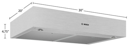 Bosch 30 500 Series Under-Cabinet Range Hood - DUH50353UC | Hotte de cuisinière sous l’armoire Bosch de série 500 de 30 po - DUH50353UC | DUH5035C
