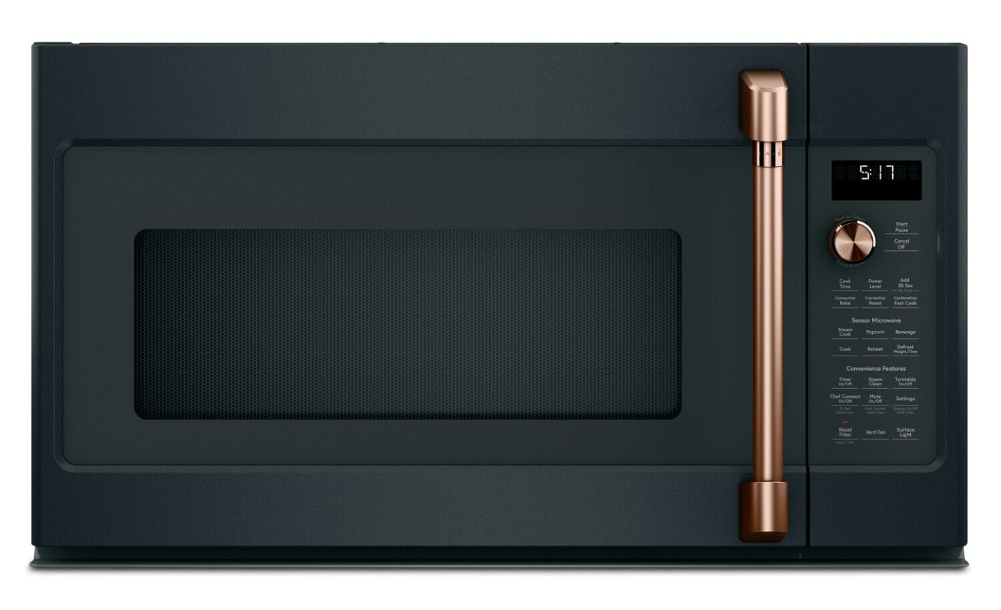 Kit de poignée de café pour micro-ondes à hotte intégrée en cuivre brossé - CXOTRHKPMCU | Trousse de poignées Café cuivre brossé pour quatre à micro-ondes à hotte intégrée - CXOTRHKPMCU | CXOTRPCU