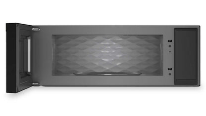 Tourbillon 1,1 Cu. Fort. Micro-ondes intelligent à profil bas - Acier inoxydable noir - YWMML5530RV | Four à micro-ondes à hotte intégrée intelligente à profil bas Whirlpool de 1,1 pi3 - acier inoxydable noir - YWMML5530RV | YWMML5RV