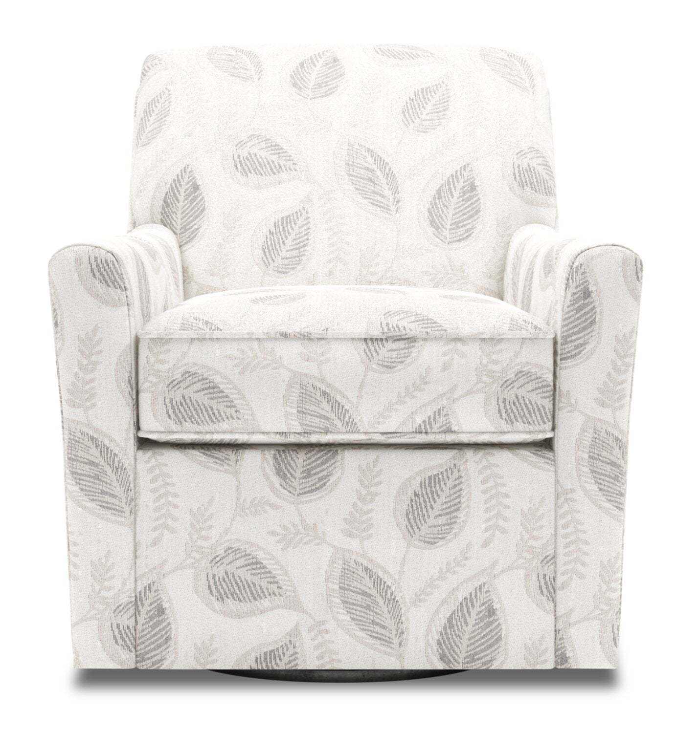 Fauteuil d’appoint pivotant personnalisable Sofa Lab de 31 po fabriqué au Canada en tissu - Prairie multicolore | SWIV1148