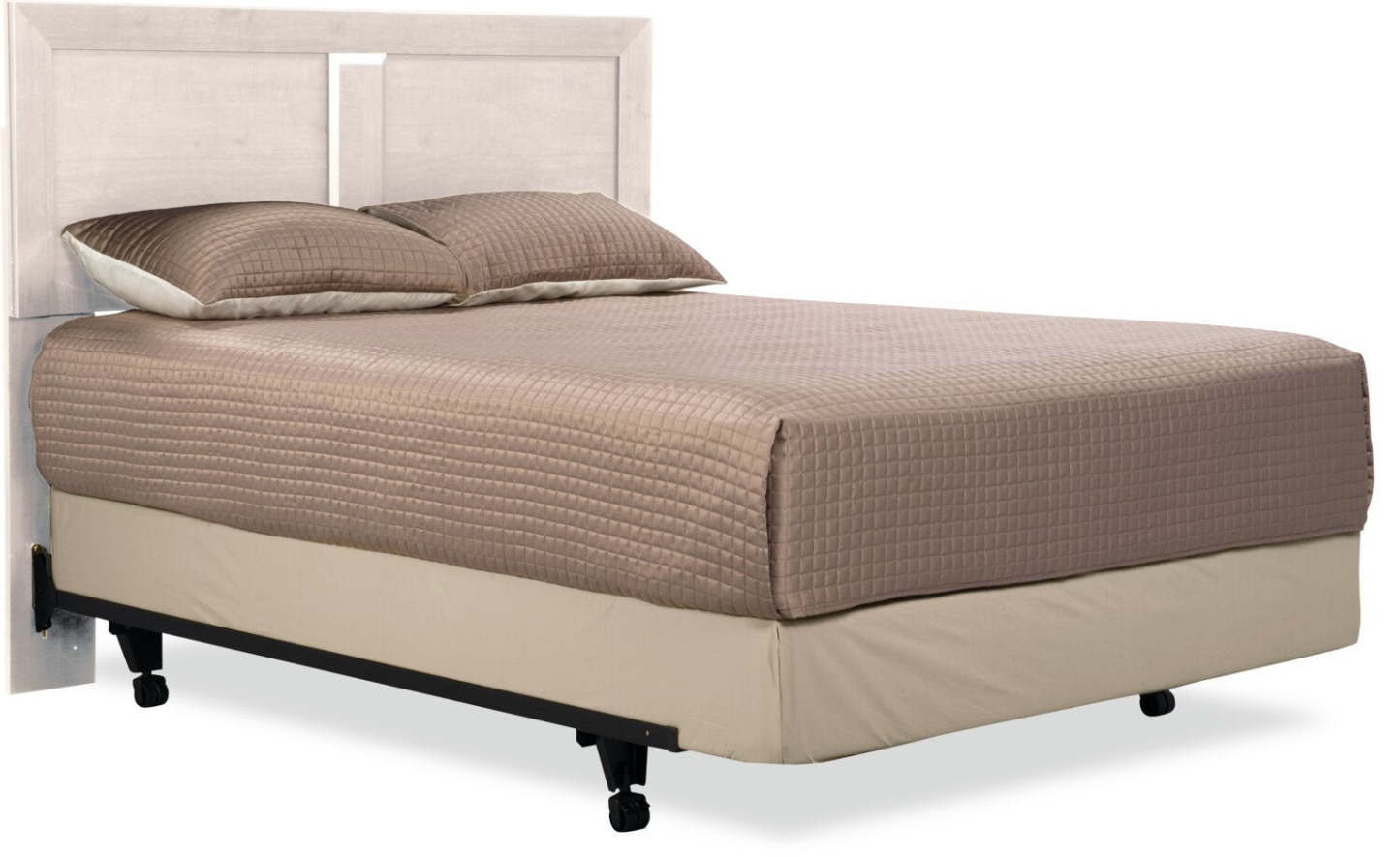 Tête de lit à panneau Yorkdale, fabriquée au Canada, blanc - Grand lit | Tête de lit à panneau Yorkdale fabriquée au Canada, blanche - format grand lit