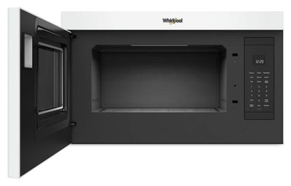 Tourbillon 1,1 Cu. Fort. Micro-ondes encastré avec cuisson de 900 watts - Blanc - YWMMF5930PW | Quatre à micro-ondes à hotte intégrée Whirlpool de 1,1 pi³ à installation affleurée avec cuisson à 900…