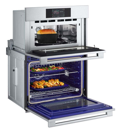 LG Studio 30 6,4 pi³ Four mural combiné avec convection véritable - Acier inoxydable résistant aux taches…
