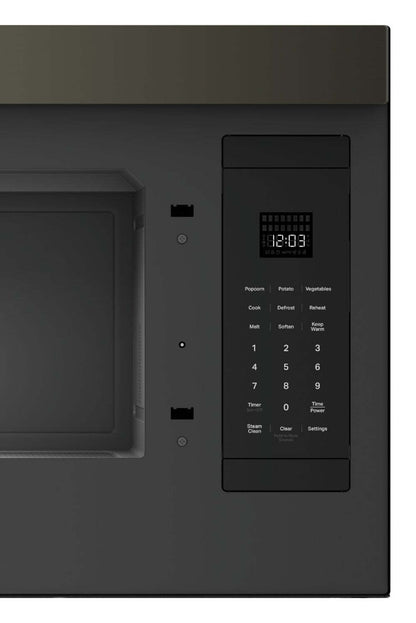 Four à micro-ondes à hotte intégrée KitchenAid de 1,1 pi³ à installation affleurée avec cuisson à 900 Watts - Acier inoxydable noir - YKM… | KitchenAid 1.1 Cu. Ft. Flush Over-the-Range Microwave with 900 Watts Cooking - Black Stainless - YKM…