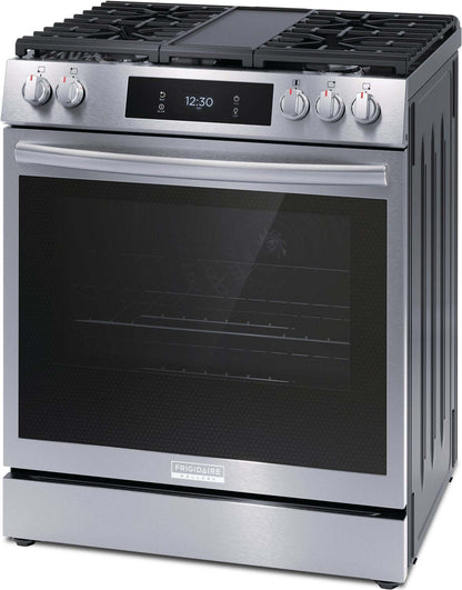Cuisinière à gaz Frigidaire Gallery de 6 pi³ avec convection totale et friture à air - acier inoxydable résistant aux taches…