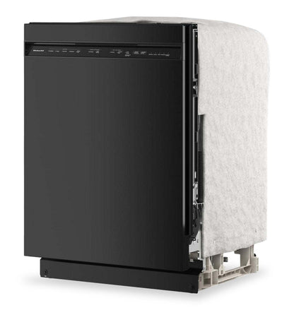 Lave-vaisselle KitchenAid de 24 po et de 47 dBA avec panier à ustensiles sur le troisième niveau - noir - KDFS224SBL