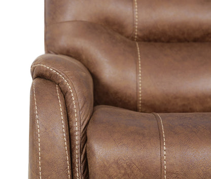 Landon 34 Microfibre Power Lift Reclining Chair - Brown | Fauteuil inclinable électrique Landon de 34 po en microfibre - brun