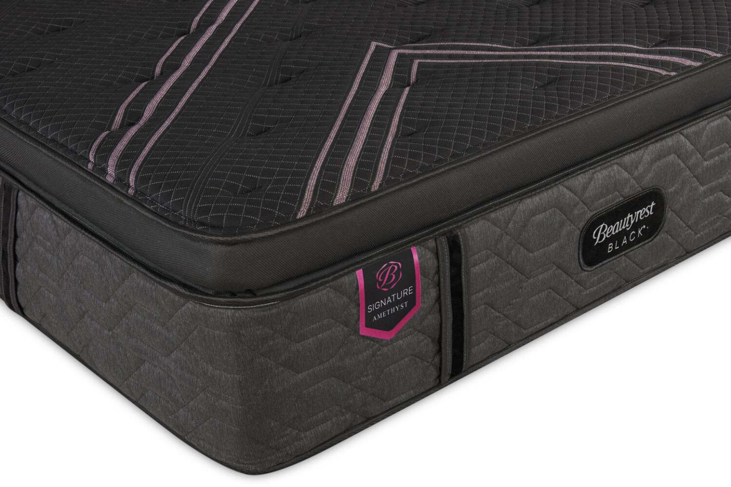 Matelas à Euro-plateau Amethyst Signature de Beautyrest BlackMD pour grand lit