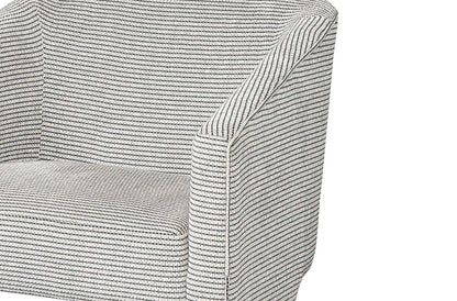 Fauteuil d'appoint en tissu chenille Adria 31 - Encre multicolore | Fauteuil d'appoint Adria de 31 po en tissu de chenille - encre multicolore