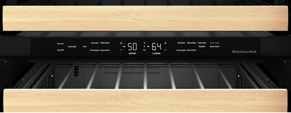 Réfrigérateur à vin KitchenAid de 24 po et de 5 pi³ sous le comptoir - panneau personnalisable - KUWL214KPA | KitchenAid 24 5 Cu. Ft. Undercounter Wine Refrigerator - Panel Ready - KUWL214KPA