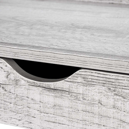 Bureau compact Norris 31,5 po à 4 tiroirs - Gris