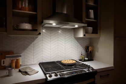 Hotte de cuisine murale avec cheminée Whirlpool 30 - WVW73UC0LS | Hotte de cuisinière murale de style cheminée Whirlpool de 30 po - WVW73UC0LS | WVW730LS