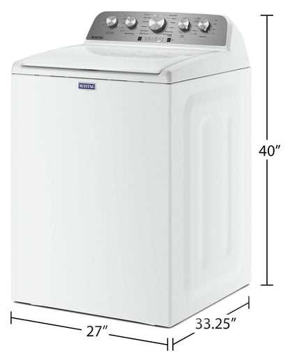 Laveuse Maytag à chargement par le haut de 5,2 pi³ - blanche - MVW5035MW | Maytag 5.2 Cu. Ft. Top-Load Washer - White - MVW5035MW