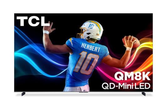 TCL 98 QM8K QLED QD Mini-LED 4K UHD Smart Google TV (98QM8K) – Modèle 2025 | Téléviseur intelligent QLED Mini DEL QD TCL QM8K UHD 4K de 98 po avec Google TVMC (98QM8K) - modèle 2025
