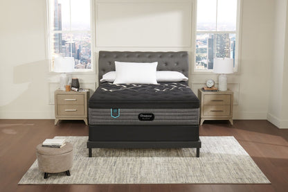 Matelas semi-ferme à Euro-plateau Presidential Suite de série Hotel de Beautyrest BlackMD pour grand lit