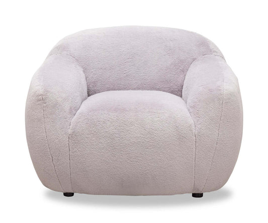 Fauteuil d'appoint en tissu Hugz 45 - Gris | Fauteuil d'appoint Hugz de 45 po en tissu - gris