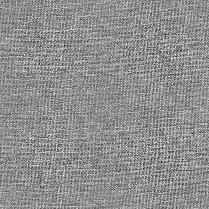 Pouf de rangement rond Vancouver de 18 po en tissu avec poignée - gris