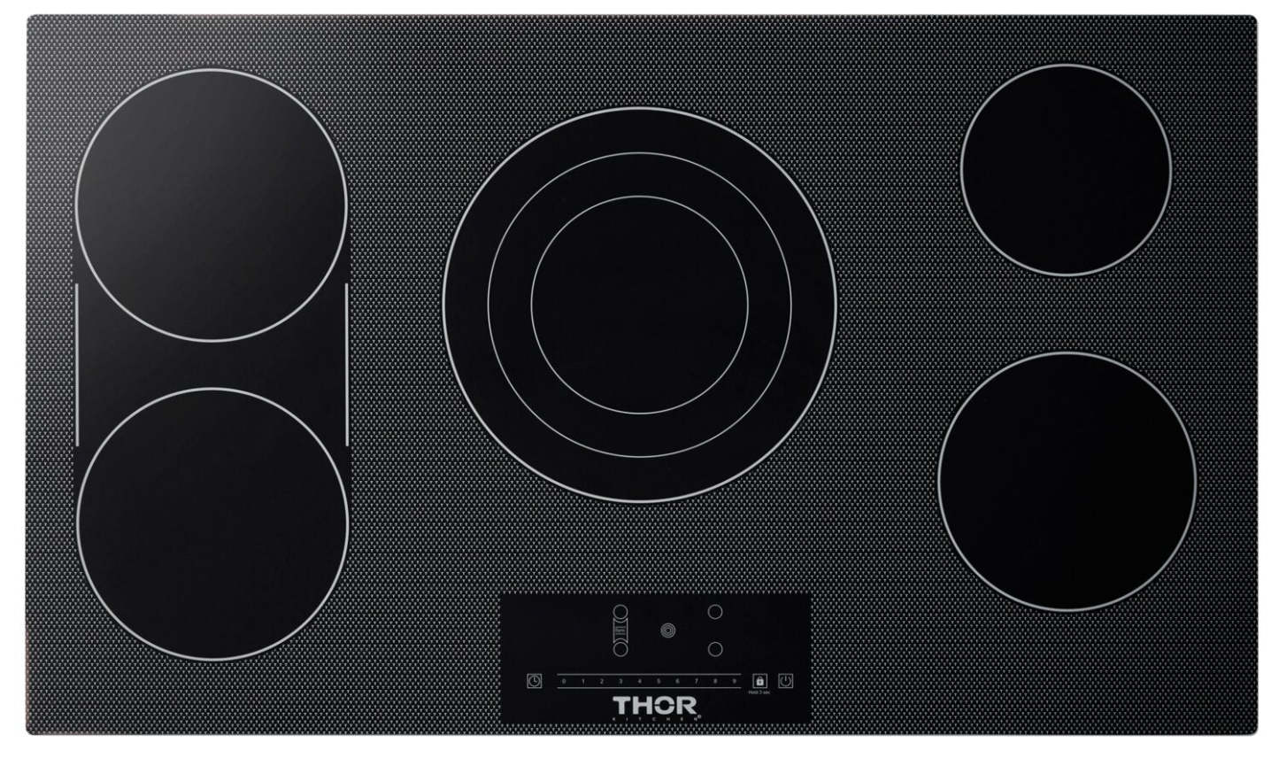Thor Kitchen 36 Electric Cooktop - TEC36 | Surface de cuisson électrique Thor Kitchen de 36 po - TEC36 | TEC36BCG