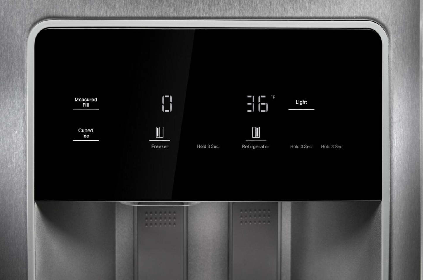 Réfrigérateur Whirlpool de 36 po et de 21 pi³ à compartiments juxtaposés - noir - WRSC5536RB | Whirlpool 36 21 Cu. Ft. Side-by-Side Refrigerator - Black - WRSC5536RB