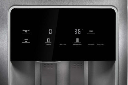 Réfrigérateur Whirlpool de 36 po et de 21 pi³ à compartiments juxtaposés - noir - WRSC5536RB | Whirlpool 36 21 Cu. Ft. Side-by-Side Refrigerator - Black - WRSC5536RB