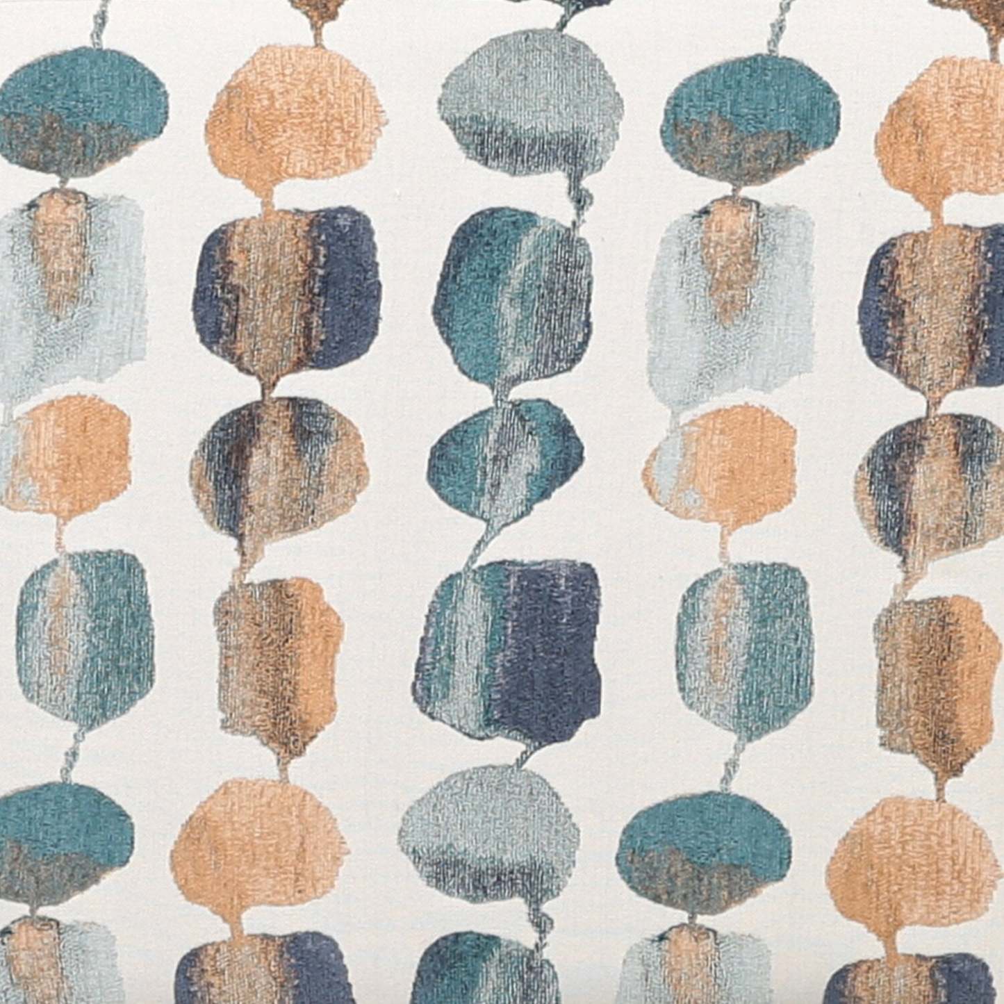 Raven 28,5 Fauteuil d’appoint à inclinaison par poussée en tissu de chenille - bleu sarcelle multicolore