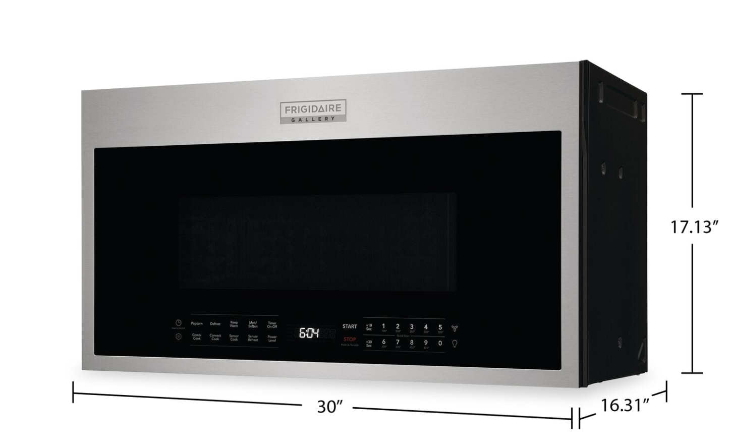 Galerie Frigidaire 1,9 Cu. Fort. Four à micro-ondes avec cuisson par convection et cuisson par capteur - Sm… | Four à micro-ondes à hotte intégrée Frigidaire Gallery de 1,9 pi³ avec cuisson par convection et cui…